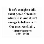 Eleanor Roosevelt Quote 4a Post Card