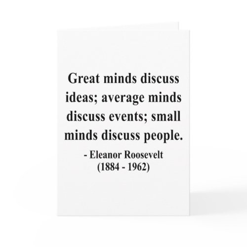 Eleanor Roosevelt Quote 5a card