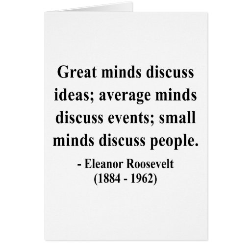 Eleanor Roosevelt Quote 5a Card