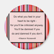 Eleanor Roosevelt Quote Magnet