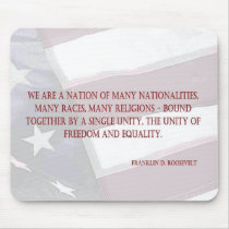 Eleanor Roosevelt Quote mousepads