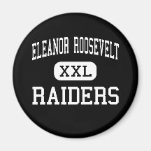 Eleanor Roosevelt - Raiders - High - Greenbelt Fridge Magnets