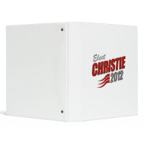 ELECT CHRIS CHRISTIE VINYL BINDER