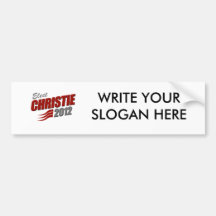 ELECT CHRIS CHRISTIE BUMPER STICKERS