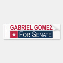 Elect Gabriel Gomez Bumper Sticker