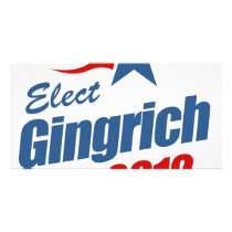 Elect Gingrich 2012 photo cards
