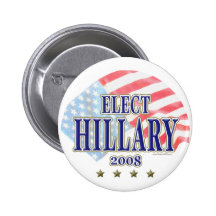 Elect Hillary 2008 Button 