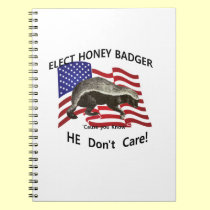 Elect Honey Badger Notebook