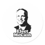ELECT MCCAIN STICKERS
