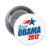 Elect Obama 2012 buttons