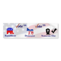 Election 2008 bumper stickers