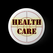 Election 2008 Health Care Issues Button