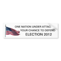 Election 2012 bumper sticker