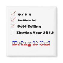 Election 2012 Checklist Magnet