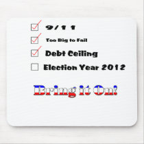 Election 2012 Checklist Mouse Pad