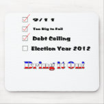 Election 2012 Checklist Mouse Pad