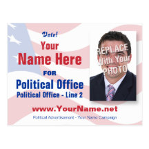 Election Campaign Postcard - Non-Partisan