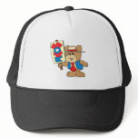 election VOTE teddy bear design Trucker Hats
