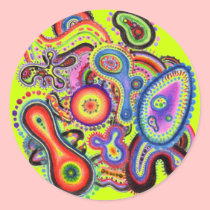 "Electric Amoeba" Sticker