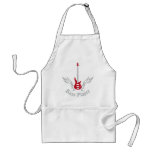 Electric bass guitar aprons