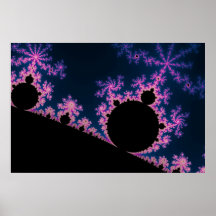 Electric Blossom - Fractal Poster