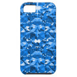 Electric Blue Diamonds iPhone 5 Cases