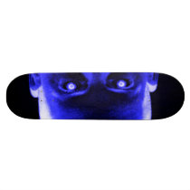 Electric Blue Face(Upper) by KLM skateboards by Kenny42077 Electric Blue Face(Upper) by KLM skateboards