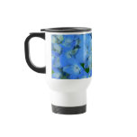 "Electric Blue Hydrangea" Travel Mug