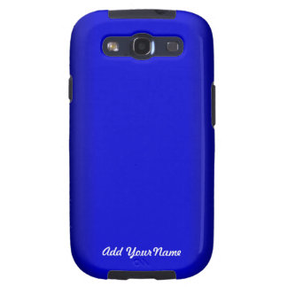 Electric Blue Personalize Samsung Galaxy S3 Case