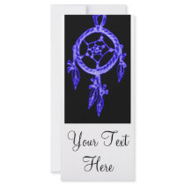 'Electric Blue Sleep' Customized Rack Card