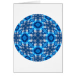 Electric Blue Stars Greeting Cards