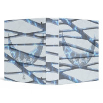 Electric Blue Upright Crescent Vinyl Binders
