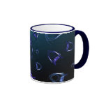 Electric Bugs Blue Mugs