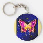 Electric Butterflies Key Chain