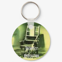 electric chair, Perfect Execution keychain by perfectexecution electric chair, Perfect Execution keychain
