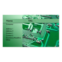 electric circuits - technician business cards