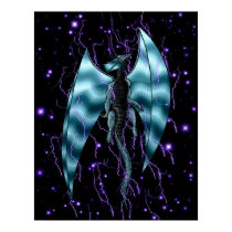 Electric Dragon Print