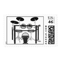 Electric Drums: Mesh Head Drum Set: Custom Stamps