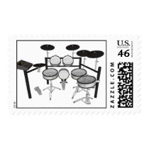 Electric Drums: Mesh Head Drum Set: Custom Stamps