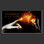 Electric, Electrician, Electricity Business Card business cards