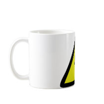 electric flash warning sign mugs by Tomaniac electric flash warning sign mugs