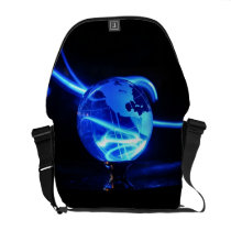 Electric globe - courier bag