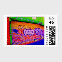 'Electric Graffiti Gates' Postage postage
