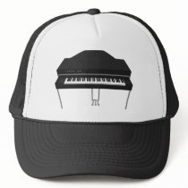 Electric Grand Piano: 3D Model: hats by spiritswitchboard Electric Grand Piano: 3D Model: hats