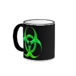 Electric Green Bio Hazard Mug