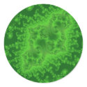 Electric Green Jellyfish Stickers