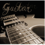 Electric Guitar 2 - Brown Photo Cut Out