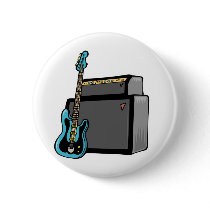 electric guitar bass and amp buttons
