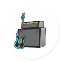 electric guitar bass and amp stickers by geekme electric guitar bass and amp stickers