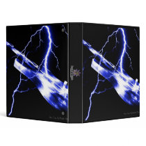 ELECTRIC GUITAR blue binder